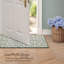 Feya Machine Woven Synthetic Damask Aera Rug in Green/White-37698424-51184570