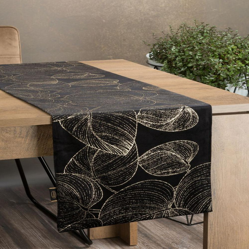 Hollenberg, Black, 35cm W x 140cm L
