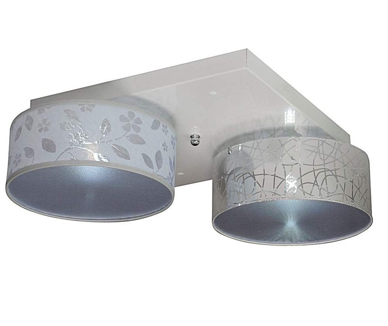 Pulley Fabric Semi Flush Mount