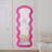 Full Length Wave Rose Floor Mirror  For Bedroom Living Room Hanging Or Against The Wall-741097580