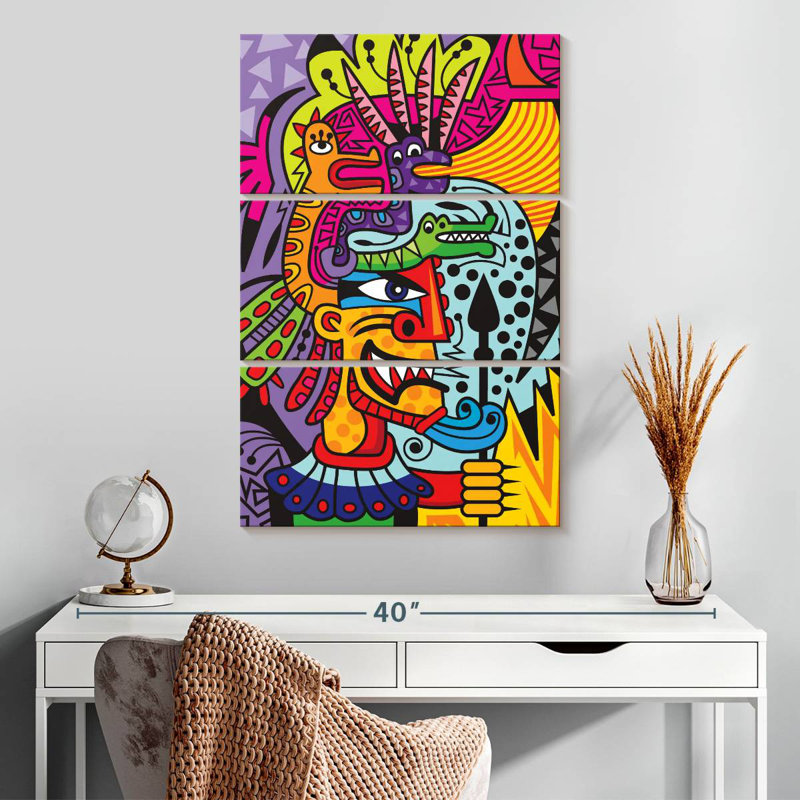 Kelan Aztec I, 32" H x 20" W