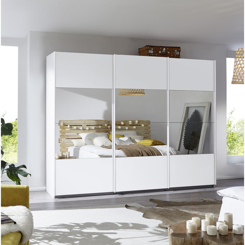 Quito 3 Door Manufactured Wood Wardrobe, Basic