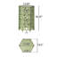 12 po x 10,5 po x 18,5 po, table d'appoint en fer 12 po, design, 10,5 po x 18,5 po, portable