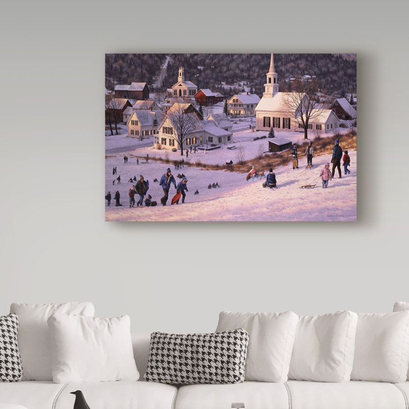 Reproduction sur toile tendue flyers Domnik, H 22 po x l 32 po x P 2 po