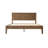 Squaro Modern Solid Wood King Bed Frame with Headboard, SQB-46-K, Platform Bed, No Box Spring Needed, Chestnut Brown-271736267-271736269