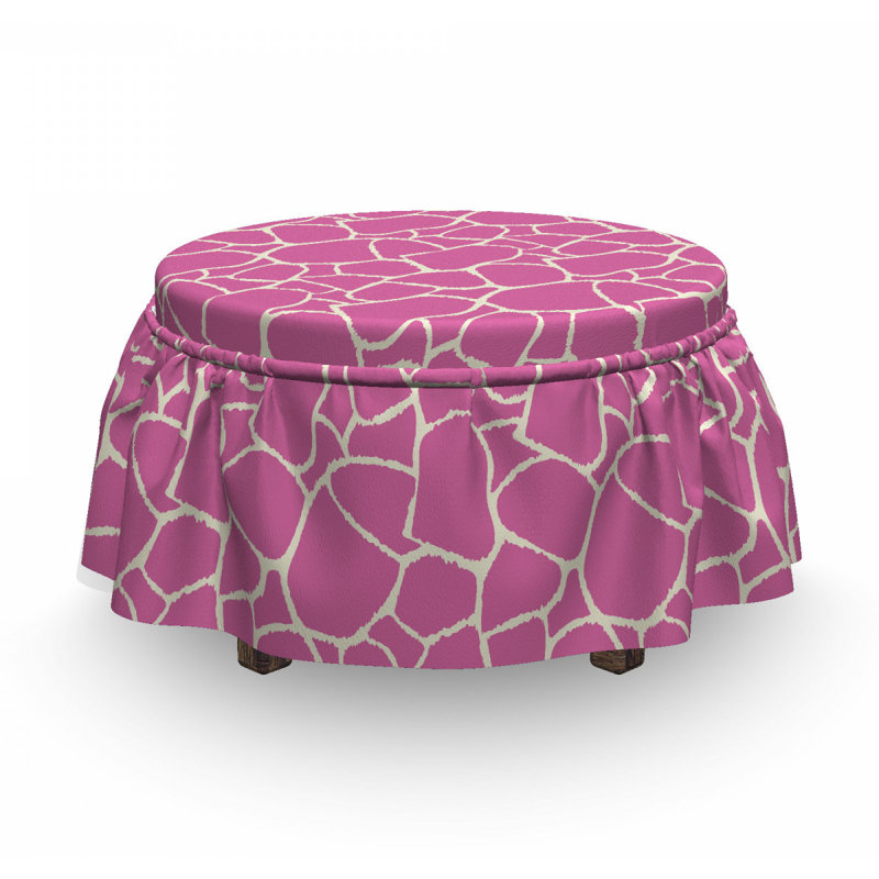 Housse pour repose-pieds abstrait skin animal