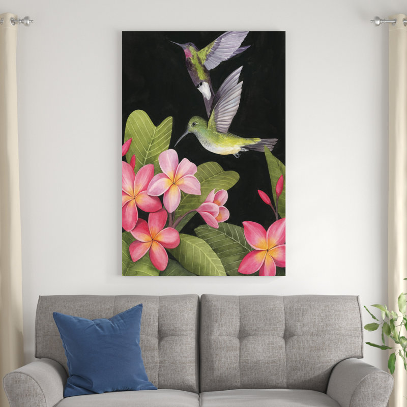 In The Plumeria II, H 48 po x l 32 po x P 1,25 po