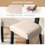Linen Upholstered Side Chair in White