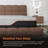  14 Inch Ultra-Plush Gel Memory Foam Black Mattress Infused With Green Tea Extract-102026636