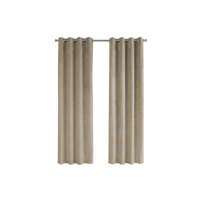 Panneau de rideau, ensemble de 2 pièces, obscurcissant, œillets, salon, chambre à coucher, cuisine, velours, contemporain, moderne