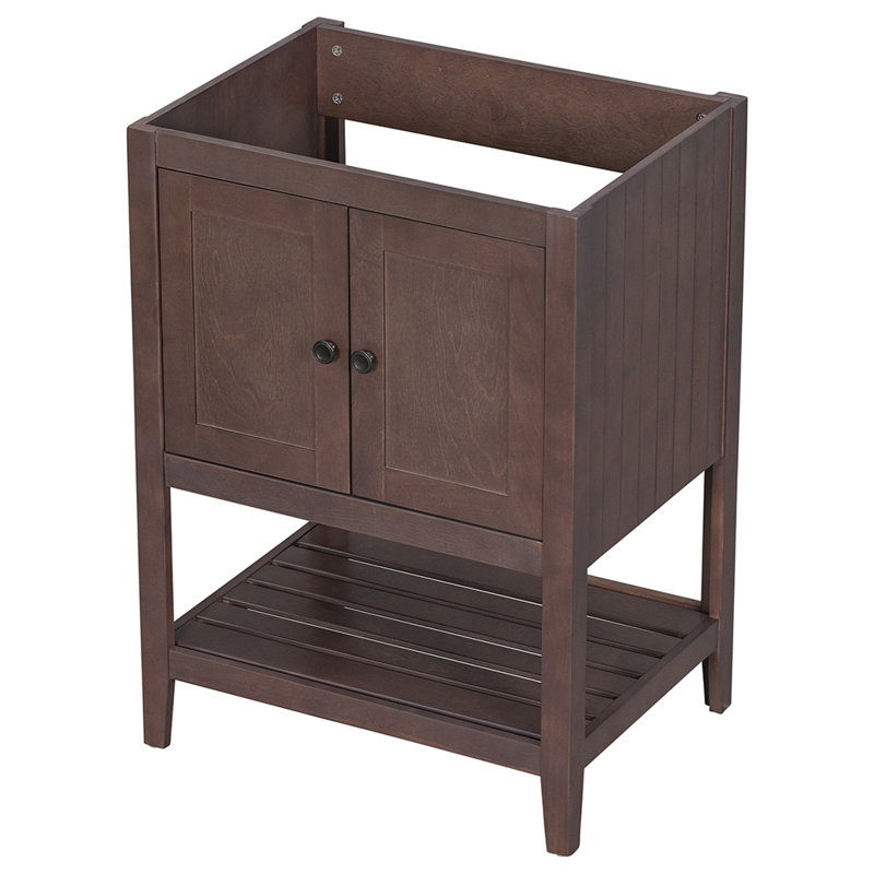 Meuble-lavabo simple 23,71 po Bearick, Brun
