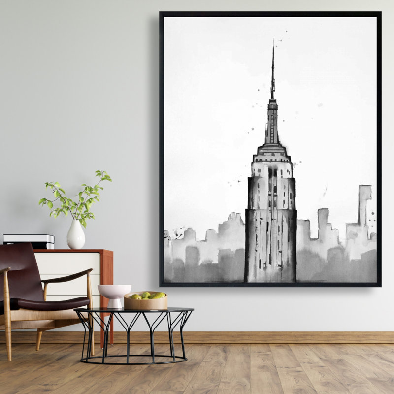 Empire State Building Print On Canvas