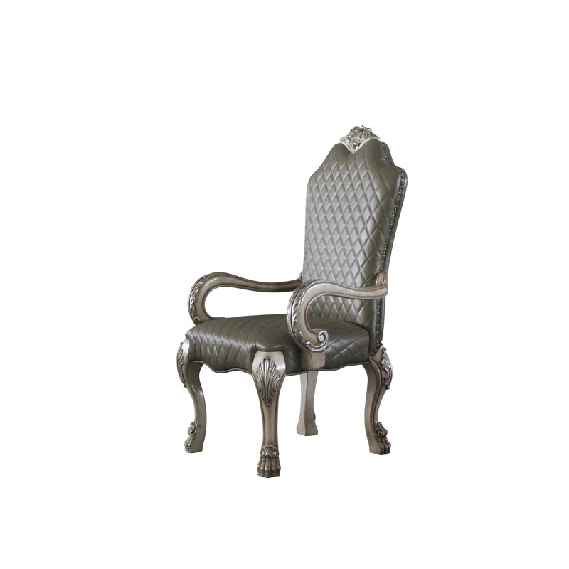 Chaise avec accoudoirs en cuir synthétique Dresde Dresde (ensemble de 2)