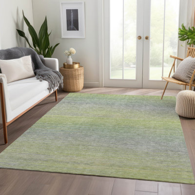 Tapis intérieur / extérieur lavable à la machine intérieur / extérieur 1 pi 8 po x 2 pi 6 po Christain ACN1291