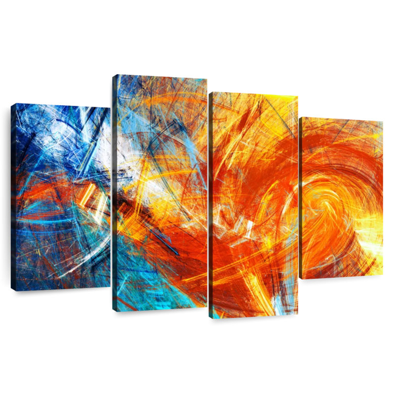 Avery Fire Abstract, 22" H x 36" W