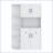 Multifunctional Left-Right Hall Cabinet with 4 Hooks-1870552130