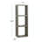 Evanas 3 Piece Tiered Shelf with Hooks