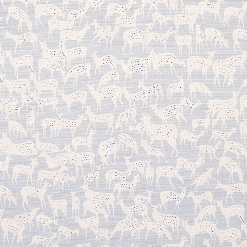 TISSU FAUNE, Bleu ardoise