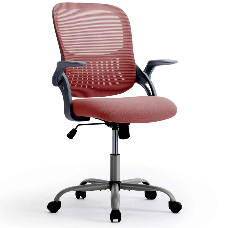 Chaise de bureau confortable à hauteur réglable avec support lombaire avancé et filet respirant