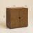 BLOOM 2-Door Storage Cabinet, Solid Wood Designer Accent Cabinet with Hand-Carved Geometric Pattern Doors, Modular & Expandable Storage System for Living Room, Teak Look-642048511