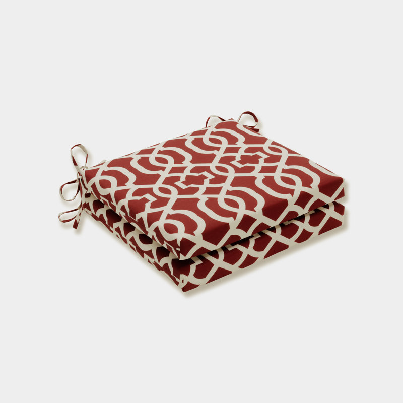 Outdoor 3'' Lounge Chair Cushion, Red