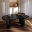 Table basse de 44 po en forme de nuage avec plateau épais de 1,5 po et 3 pieds robustes-342627997