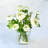 Silk Ranunculus Arrangement in Vase