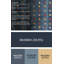 Tapis abstrait bleu-417310283