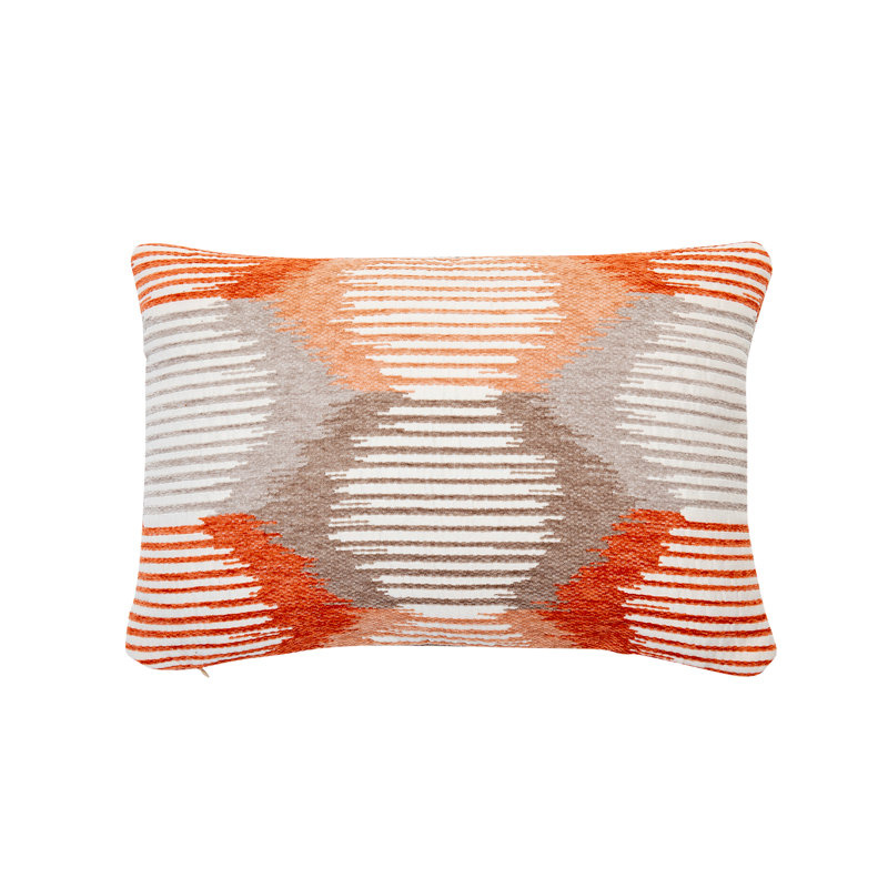 Coussin Adona, 12 po x 24 po, Rose