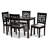 Cliffsage 4 - Person Solid Wood Top Four Leg Dining Set-24873823