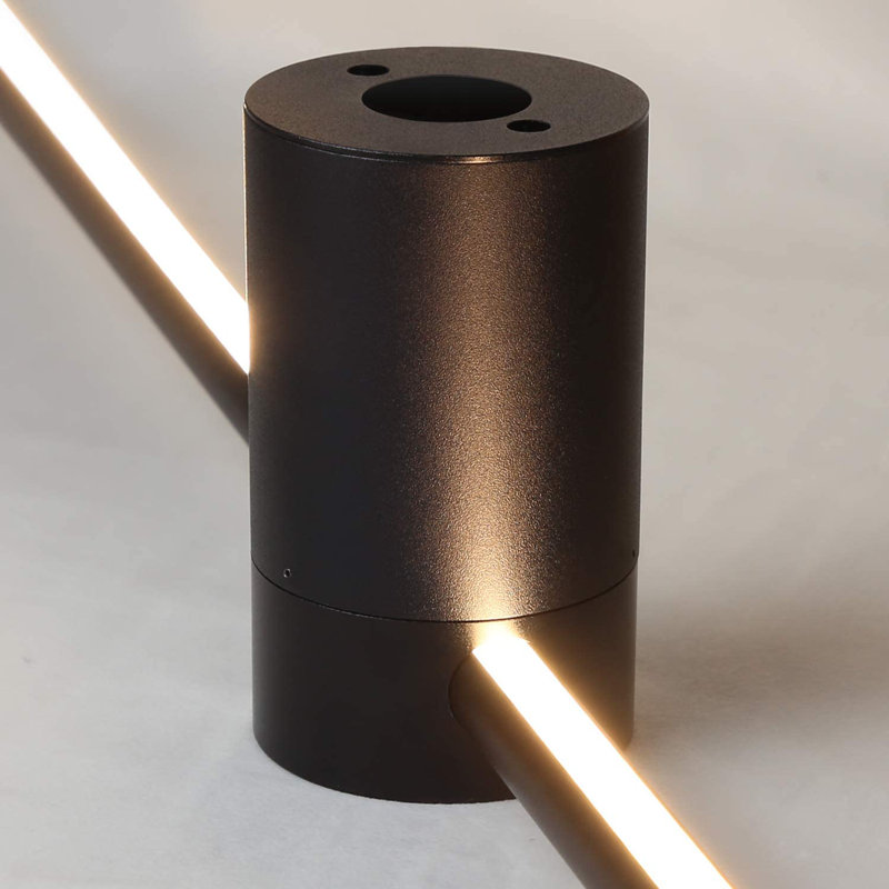 LED 1-light wall light black 100cm Flush Mounted Sconce Jalapa