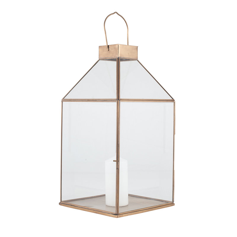 Tabletop Lantern, Gold