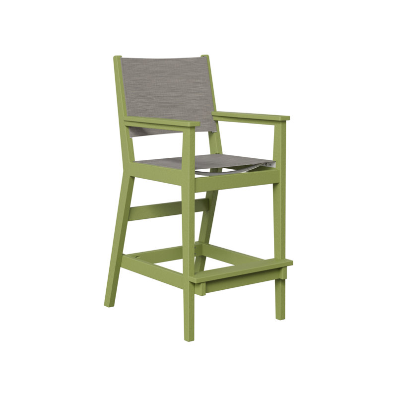 Chaise de bar berlinois Berlin, 27.5", Vert kiwi