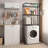 Over The Washer and Dryer Storage Shelf, 3 Tier Laundry Room Drying Rack with Hanger Rod and Hooks, Adjustable Over Washer and Dryer Shelves, Laundry Room Shelf Storage Space Saver,-112578039