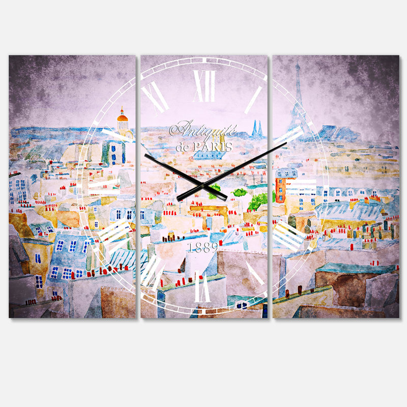 Très grande horloge murale Swigart