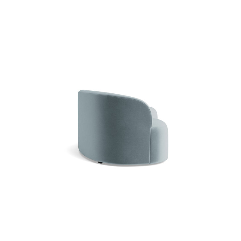 Sofia Left Arm Sofa, Performance Velvet - Harbor