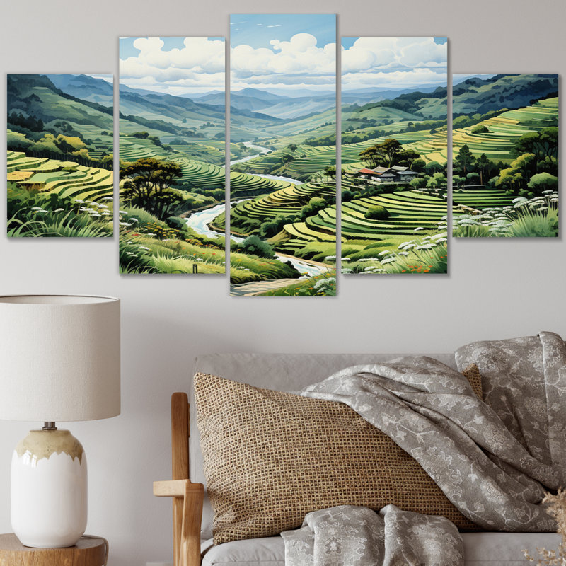 Impression sur toile - 5 panneaux Vietnam