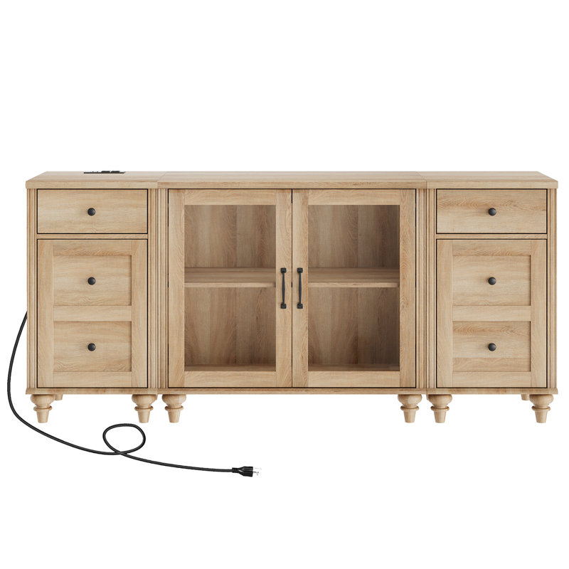 Buffet 66,9 po Scarlett, Chêne