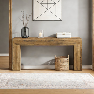 70.9" Console Table, Wooden Sofa Table Entryway Console Foyer Table