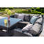 Debbagh Square 9 - Person 89cm Lift-up Long Dining Set-1224373835