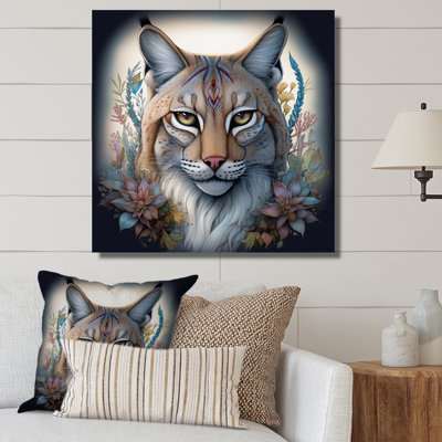 " Vintage Portrait Of Brown Lynx I "