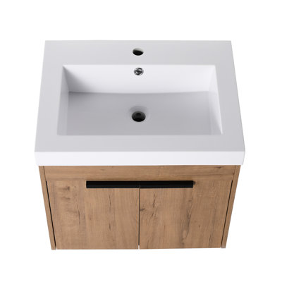 Meuble-lavabo de salle de bain 24 po - Lavabo en résine