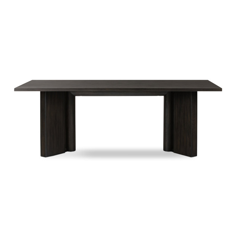 Huxley Dining Table 84"-Smoked Black, Smoked Black Veneer, 30" H x 84" D x 84" W