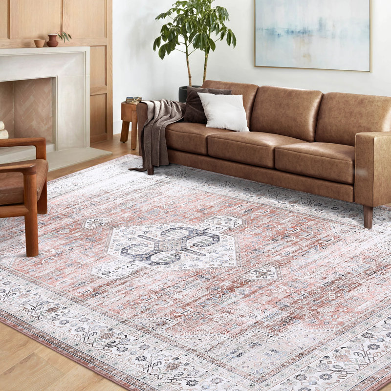 Tapis Tusha avec envers antidérapant, Rectangle 9 pi x 12 pi