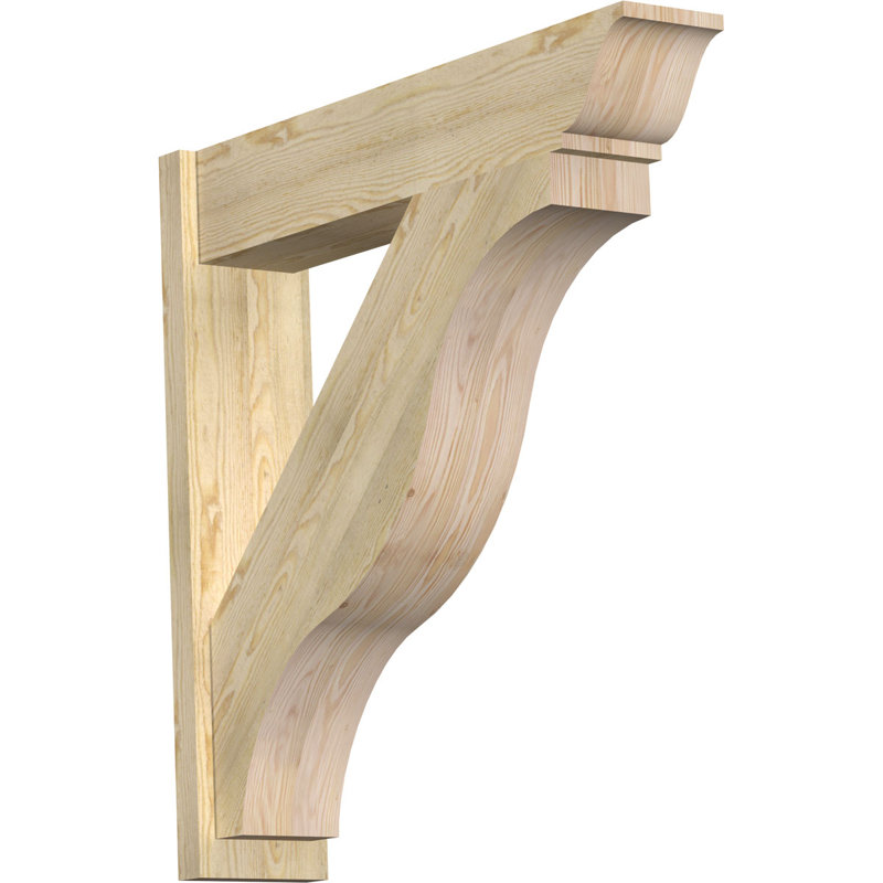 Persienne Funston traditionnelle, Sapin Douglas de 6 po (sciage brut), P 14 po x H 26 po
