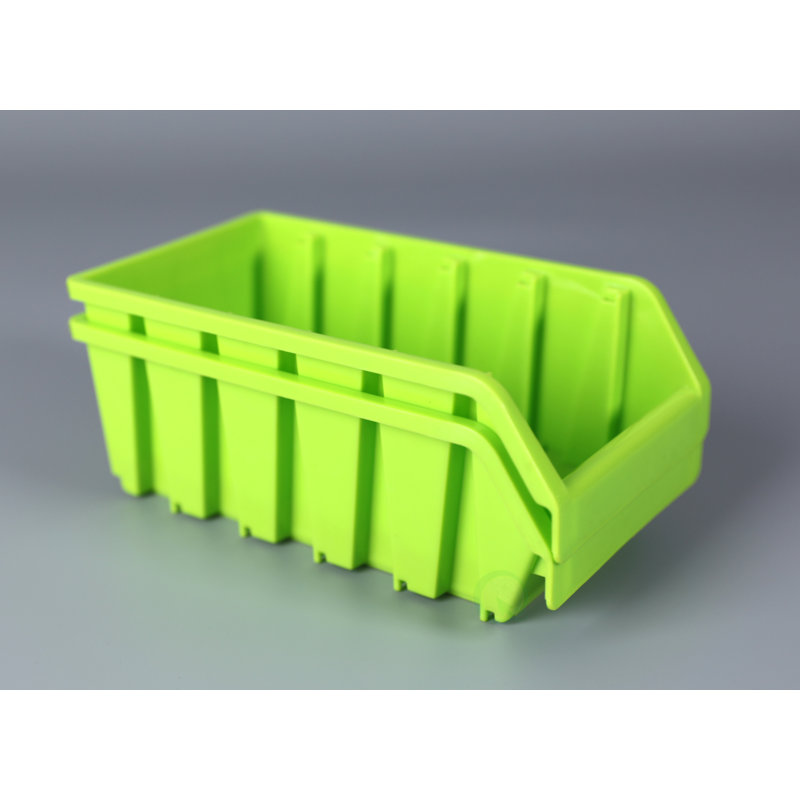 Set of 6 Green Collapsible Square Storage Bins