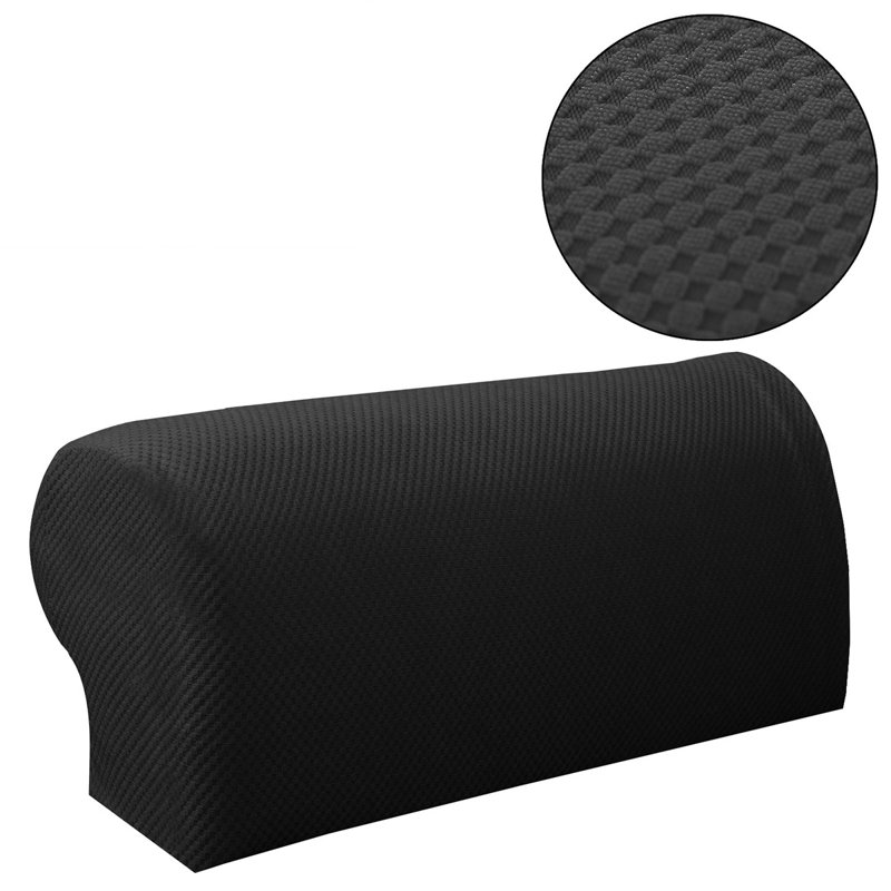 Box Cushion Sofa Slipcover, Black