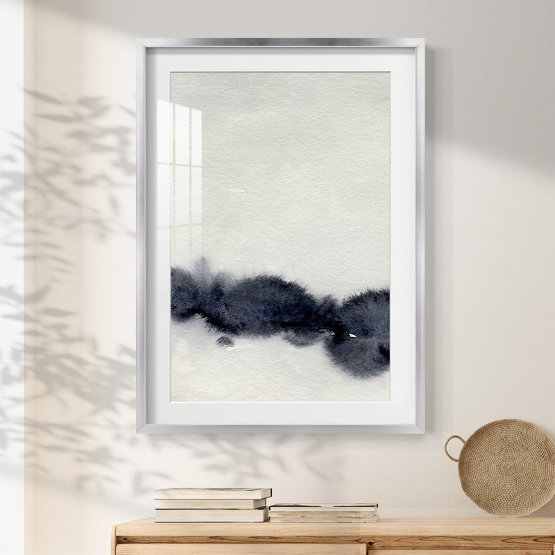 Ink Bleed Landscape I -Framed Print