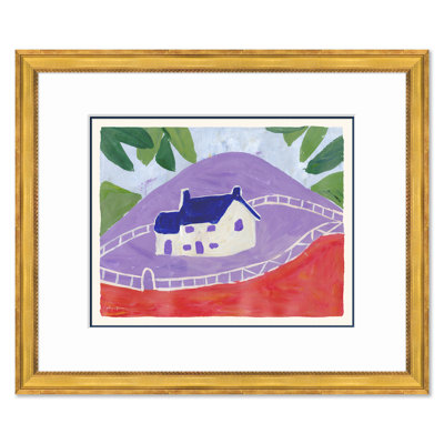 A Long Way Home I - Purple Print by Dana Gibson