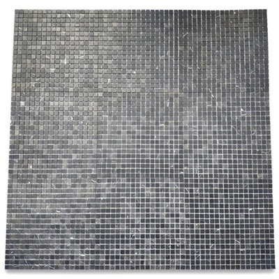 12" x 12" Marble Grid Mosaic Wall & Floor Tile